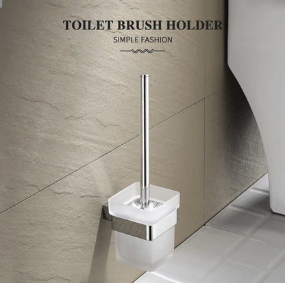 Stainless Steel Bathroom Wall Shelf Towel Bar Rack
