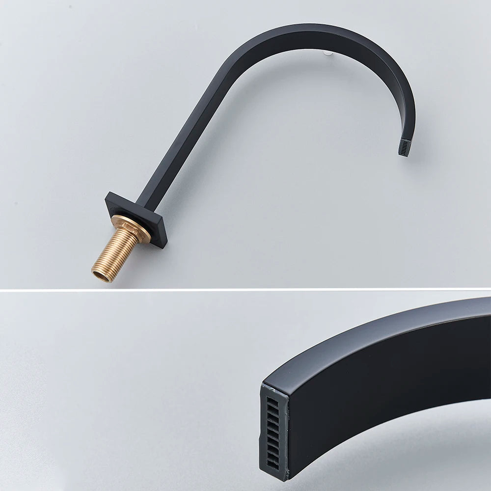 Black Bathroom Basin Faucet Cold Water Mixer Faucets