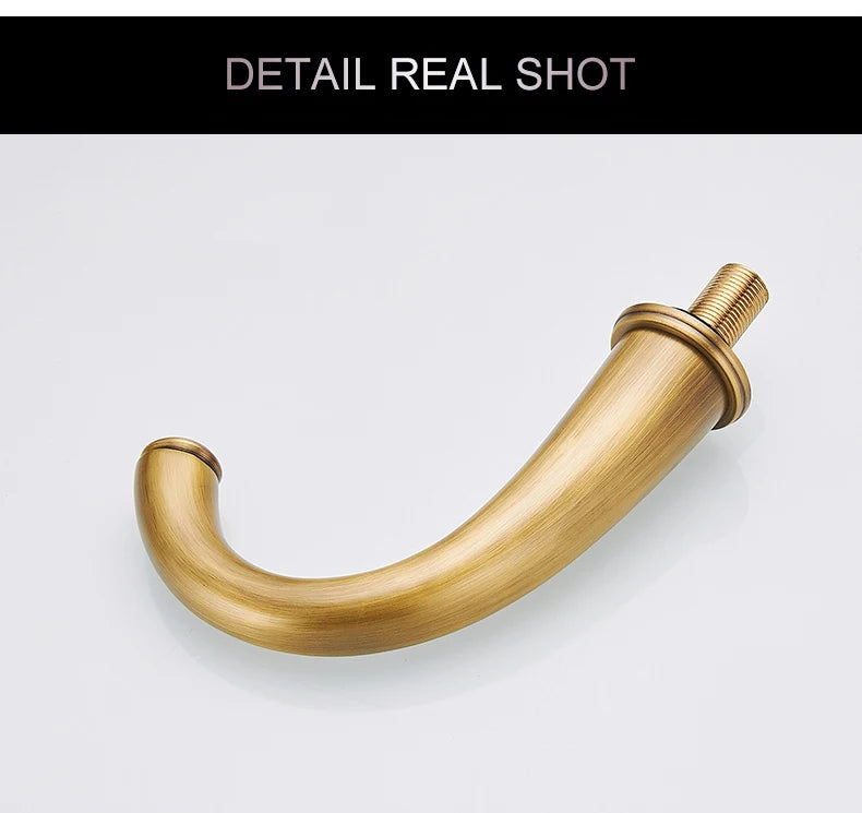 Ellen Antique Bronze Bath Sink Faucet Double Handle