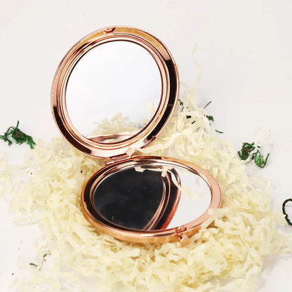 5pcs 57mm Compact Mirror Purses Pocket Makeup Mirror
