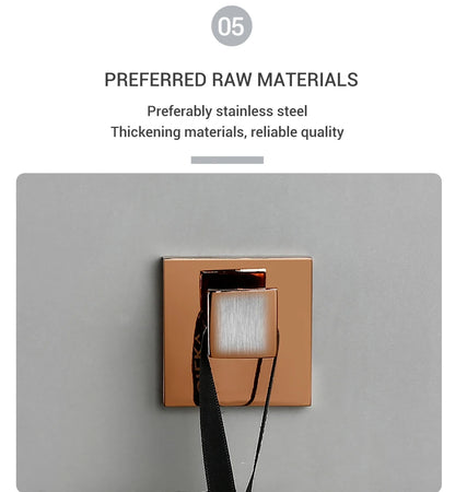 Bagnolux Rose Gold Stainless Steel Beautiful Wall Hook