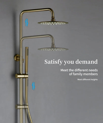 Thermostat Shower Mixer Valve Bathroom Thermostatic Faucet Wall