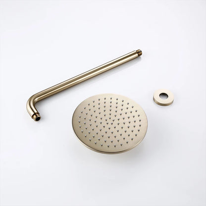 Shower System Wall Mount Bathroom Bath Faucet Brass