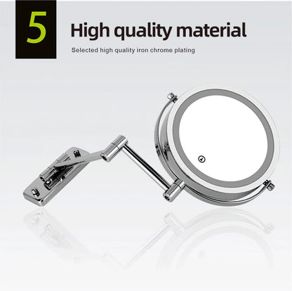 Folding Arm Extend Bathroom Mirror Led Light Inch