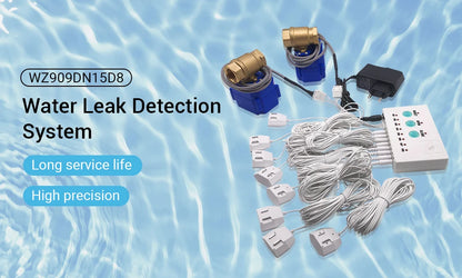 Water Pipe Leak Detector Alarm Smart Security System