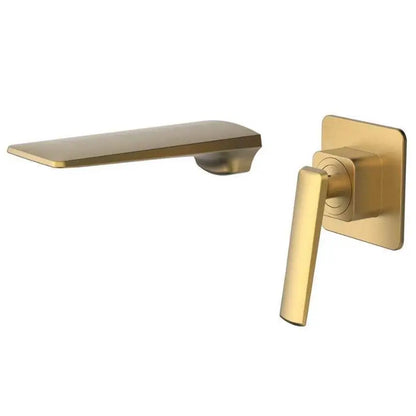 Black Rose Gold Wall Mounted Bathroom Basin Sink