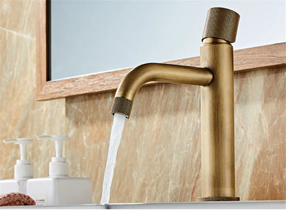 Basin Faucets Antique Bronze Bathroom Faucet & Cold