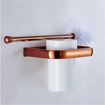 Biggers Luxury Rose Gold Copper Bathroom Paper Holder