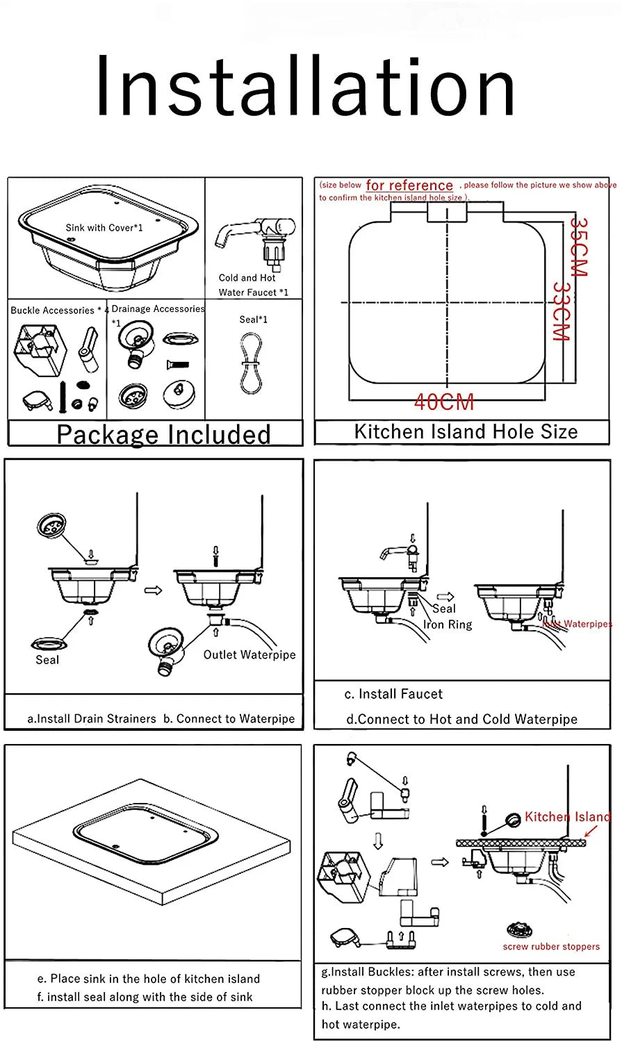 Dreamrv Caravan Camping Stainless Steel Hand Wash Basin
