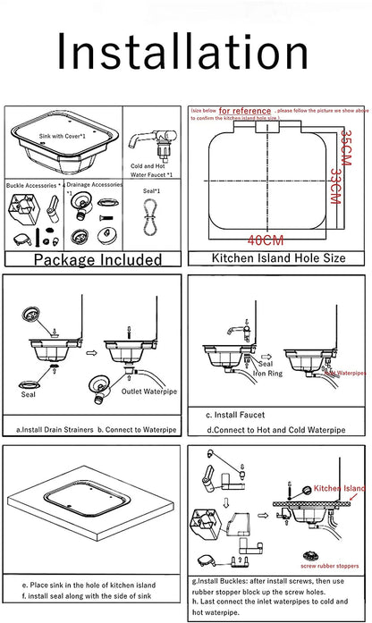 Dreamrv Caravan Camping Stainless Steel Hand Wash Basin