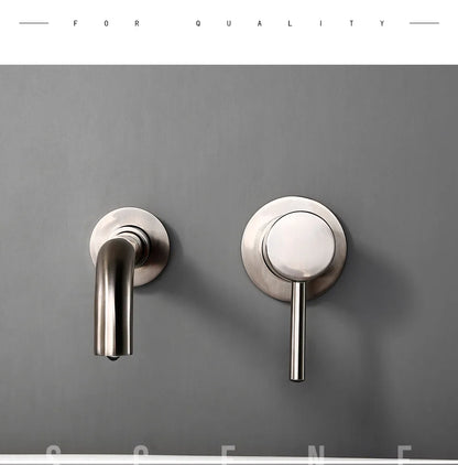 Bagnolux Ronda Stainless Steel Solid Brass Trim Taps