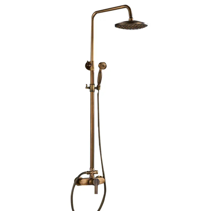 Classic Antique Brass Bathroom Shower Faucet Bathtub Shower