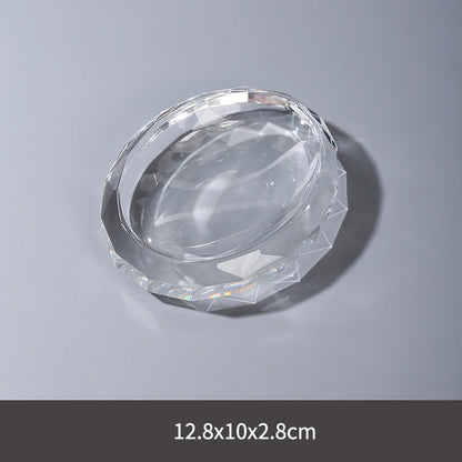 Crystal Glass Bathroom Toothbrush Cup Soap Dish Bottling