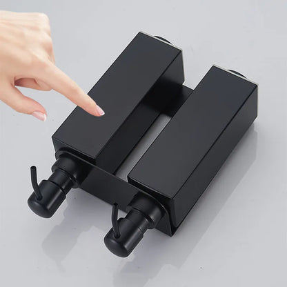 Black Liquid Soap Dispenser Shampoo Hotel Bathroom Wall
