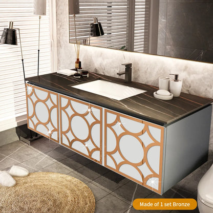 Mirror Wall Stickers Decor Self-Adhesive Furniture Sticker