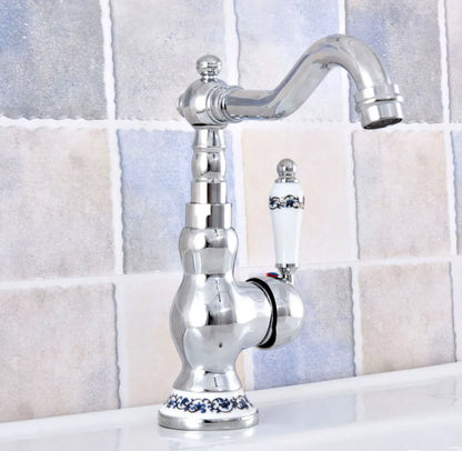 Polished Chrome Basin Sink Faucet Bathroom Basin Mixer