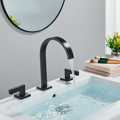 Black Bathroom Basin Faucet Cold Water Mixer Faucets