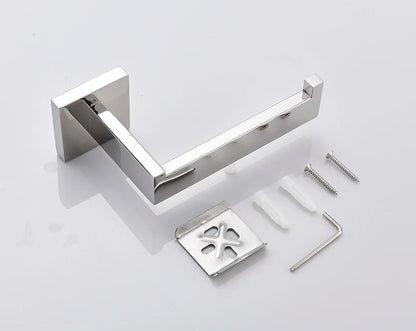Bathroom Hardware Chrome Robe Hook Towel Rail Bar