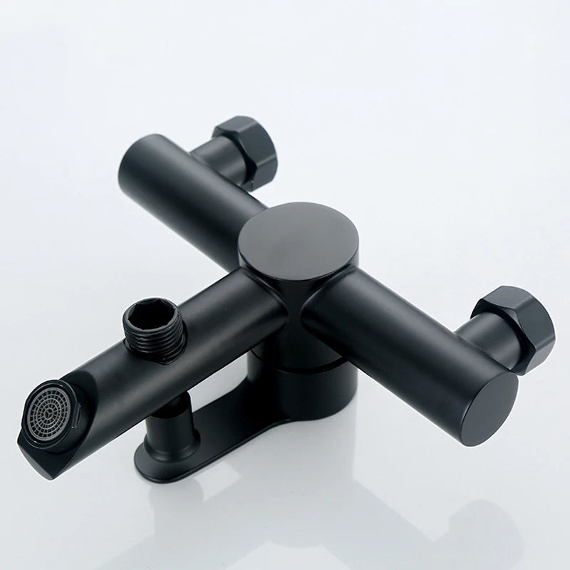 Bathroom Shower Faucet 304 Stainless Steel Triple Bathtub