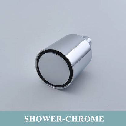 Brushed Gold Bathroom Shower Rainfall Shower Head Handle