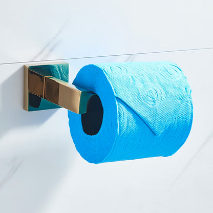 Bathroom Hardware Gold Bathrobe Hook Towel Rail Bar