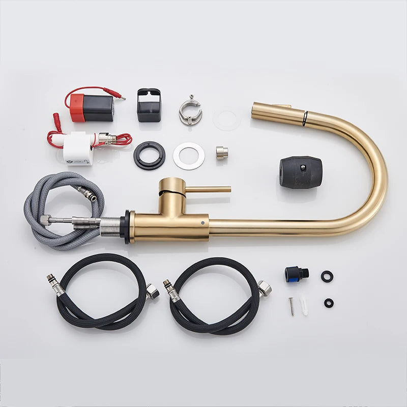 Pull Out Touch Sensor Faucet 360 Rotation Smart