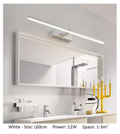 Modern Led Wall Lamp 120 100 80cm Mirror