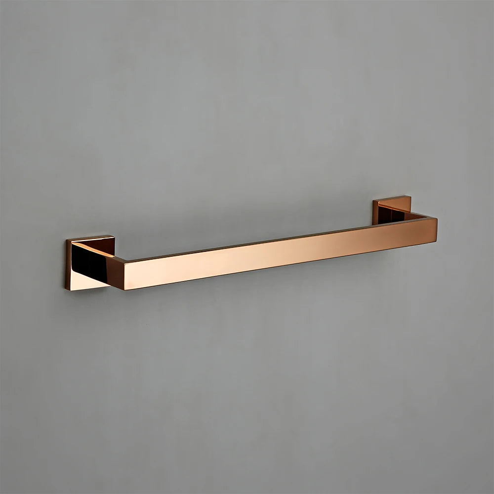 Rose Gold Bathroom Wall Mount Shelf Toilet Bath