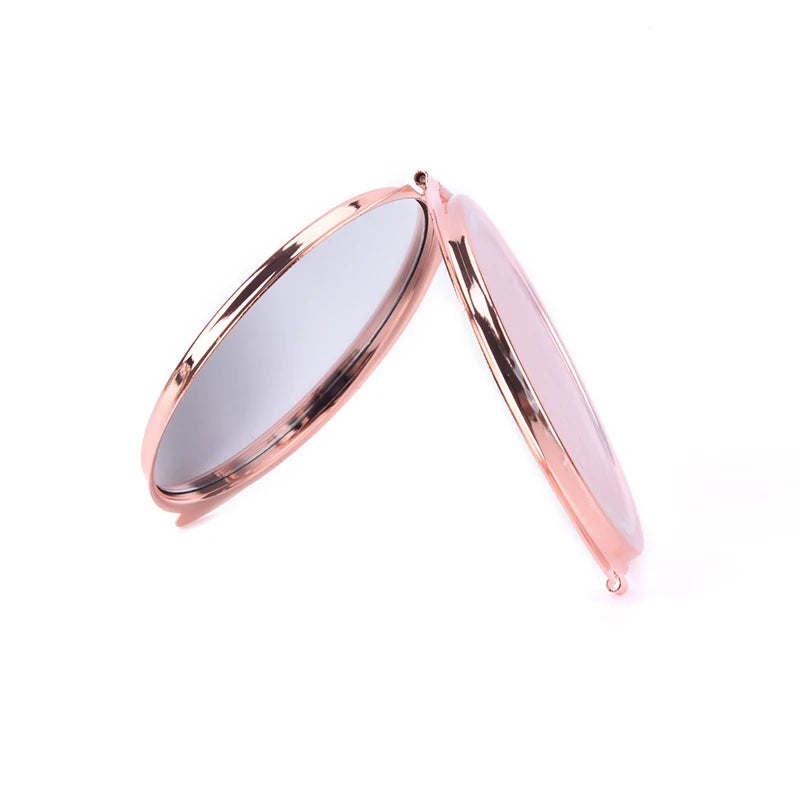 1pcs Cosmetic Magnifying Make Up Mirror Round Pocket