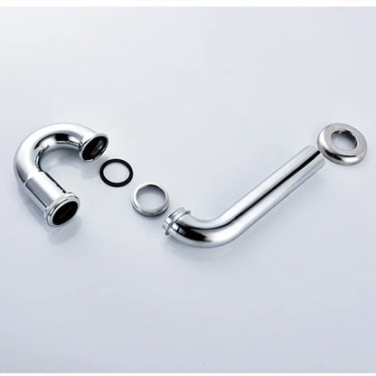 Chrome Pop Up Drain Stainless Steel Round Siphon