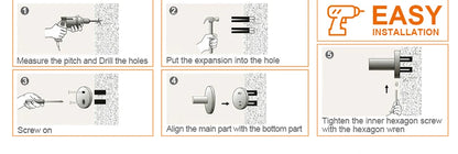 Bagnolux Rose Gold Stainless Steel Beautiful Wall Hook