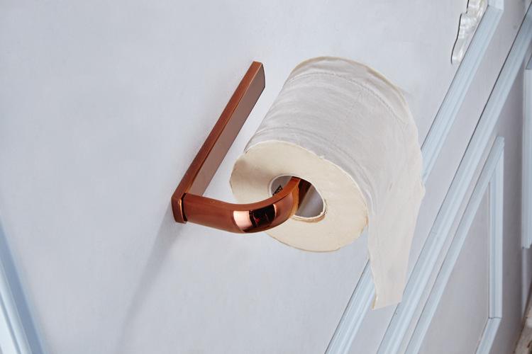 Biggers Luxury Rose Gold Copper Bathroom Paper Holder