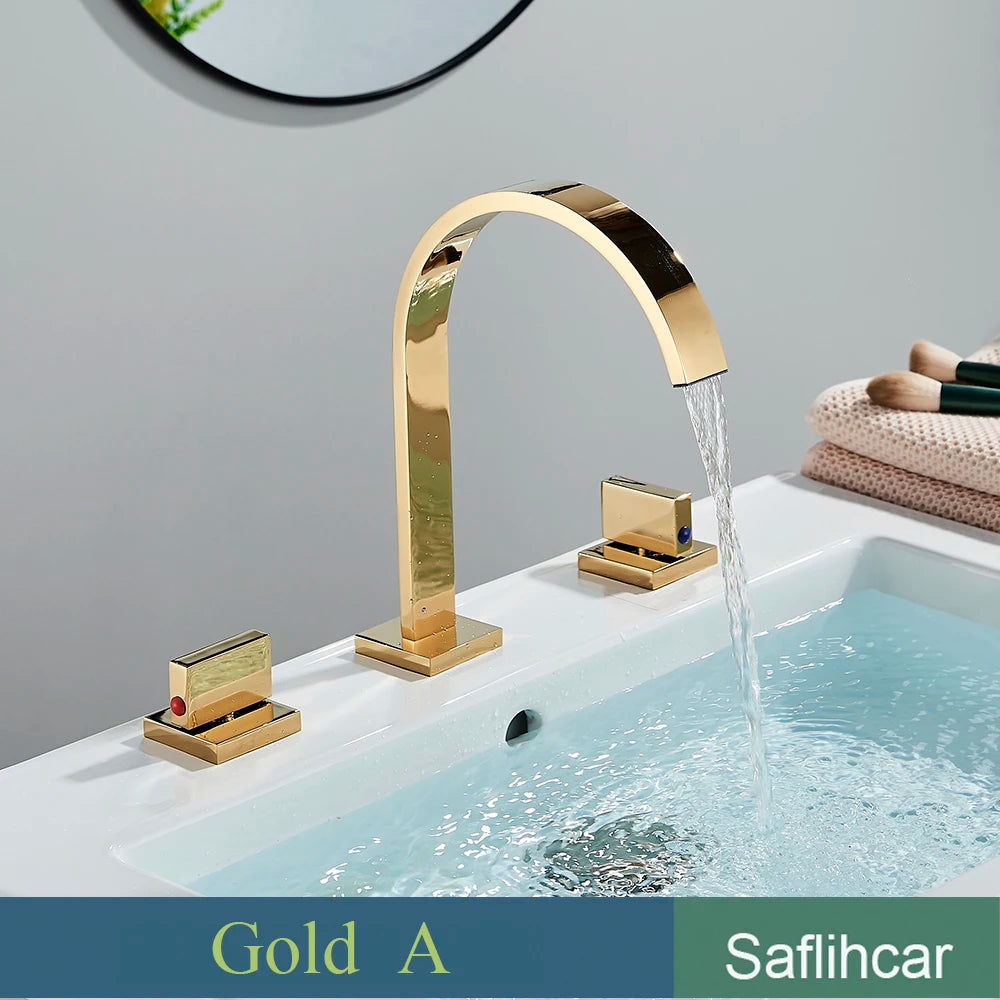 Black Bathroom Basin Faucet Cold Water Mixer Faucets