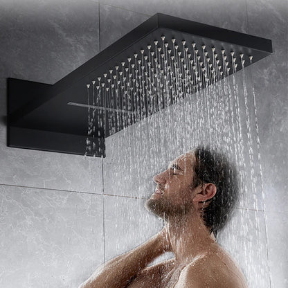 Thermostatic Shower Syste Waterfall Shower Faucet Concealed