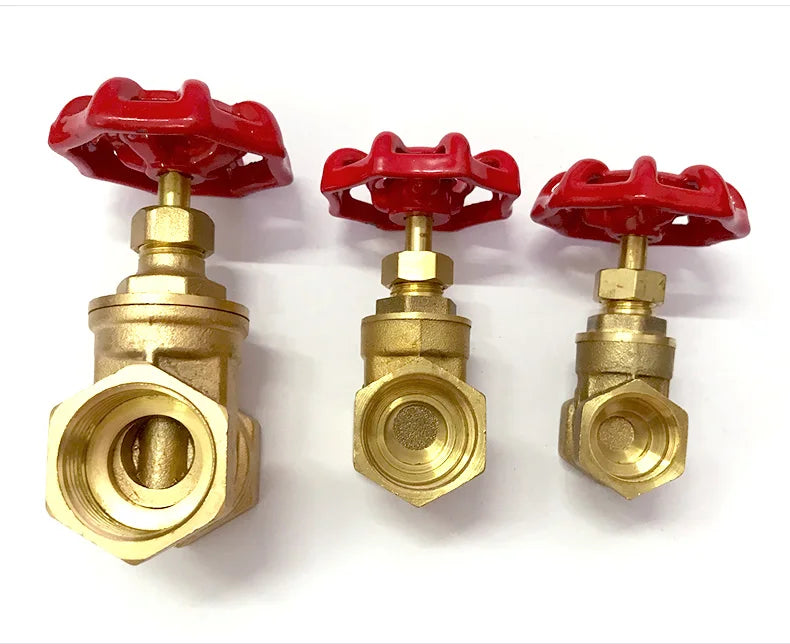 1/4 3/8 1/2 3/4 Inch Brass Gate Valves