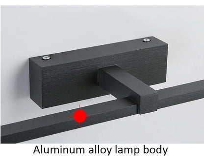 Modern Led Wall Lamp 120 100 80cm Mirror