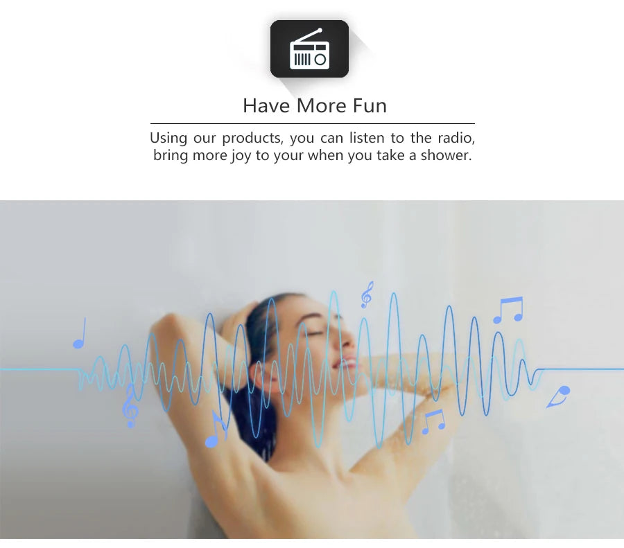 Ce Fm Radio Shower Controller Kit Shower Room