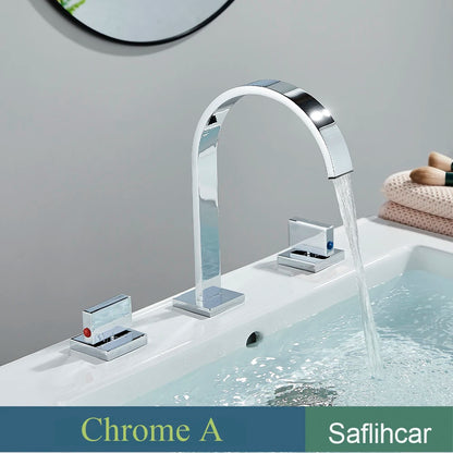 Black Bathroom Basin Faucet Cold Water Mixer Faucets