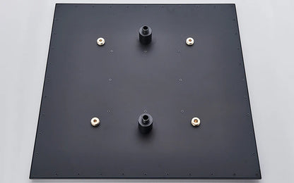 Rozin Matte Black Thermostatic Shower Faucet Concealed Install