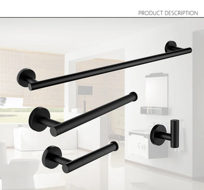 Bathroom Hardware Kit Towel Bar Wall Mount Matt