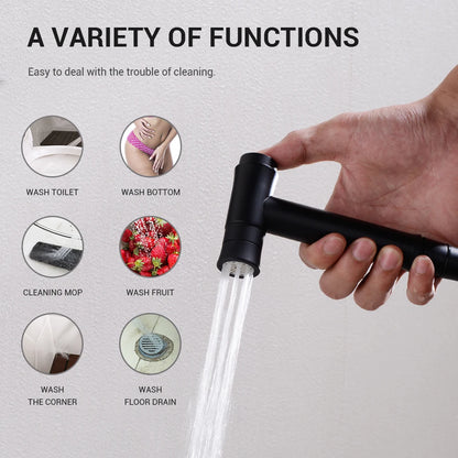 Brass Toilet Bidet Spray Handheld Cleaning Diaper Cold