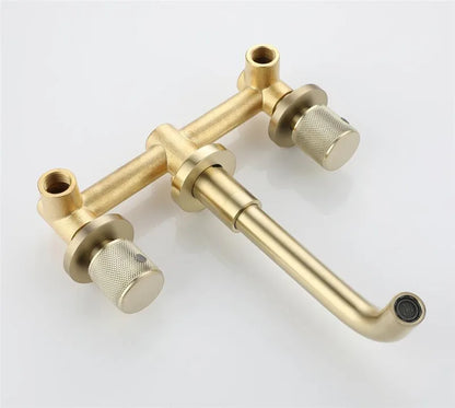 Bathroom Faucet Brushed Gold Bathroom Basin Faucet Cold