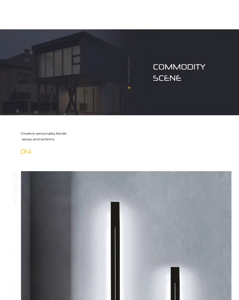 Nordic Led Lamp Decoration Wall Mirror Light Lighting