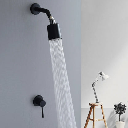 Brushed Gold Bathroom Shower Rainfall Shower Head Handle