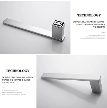 Stainless Steel Bathroom Wall Shelf Towel Bar Rack