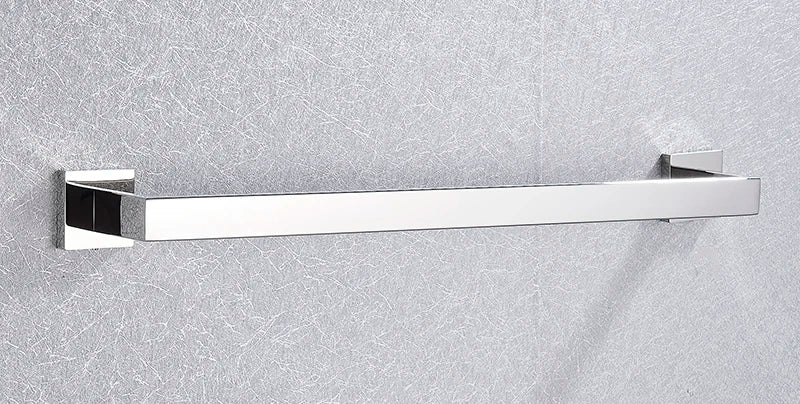 Bathroom Hardware Chrome Robe Hook Towel Rail Bar