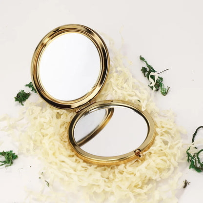 5pcs 57mm Compact Mirror Purses Pocket Makeup Mirror