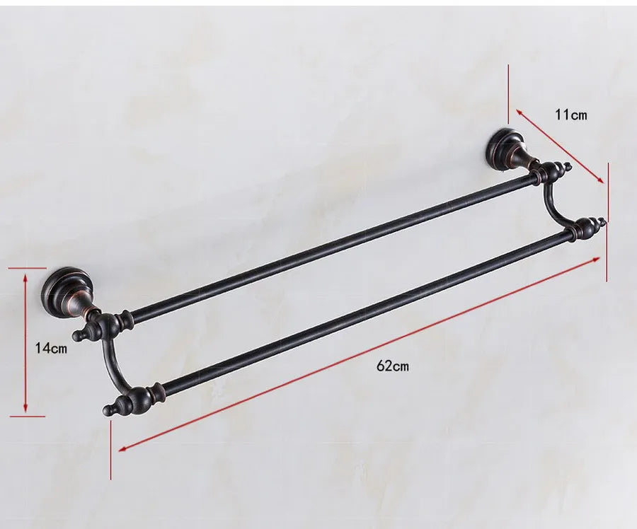 Oil Rubbed Bronze Bathroom Towel Shelf Towel Holder