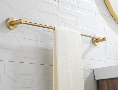 Brushed Gold Towel Bar Rack 304 Stainless Steel