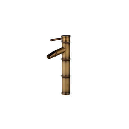 Bathroom Basin Faucet Antique Brass Bamboo Shape Faucet